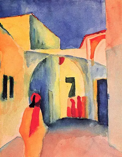 View into a Lane August Macke
